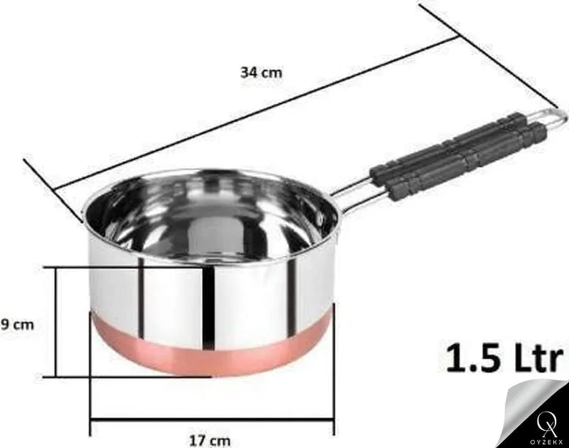 OyzekX Stainless Steel Saucepan