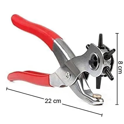 Punch Hole Pliers: Metal Hand Tool with Revolving Heavy