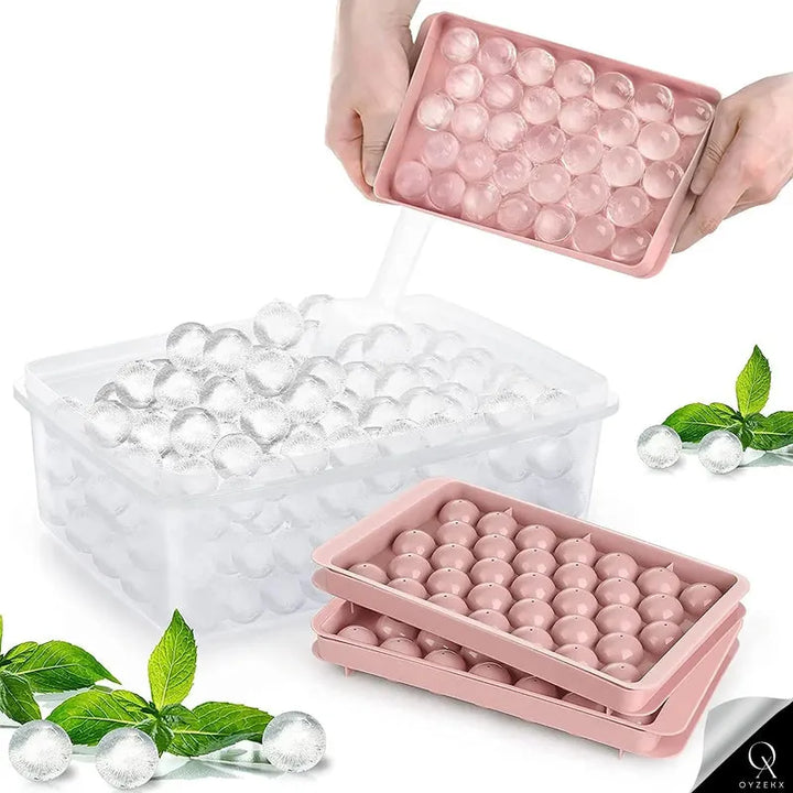 OyzekX Ice Cube Trays Silicone Ice Cube Molds