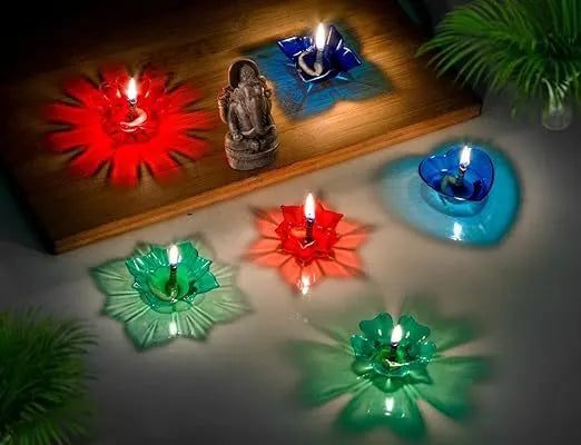 3D Reflection Diya for Diwali Decor