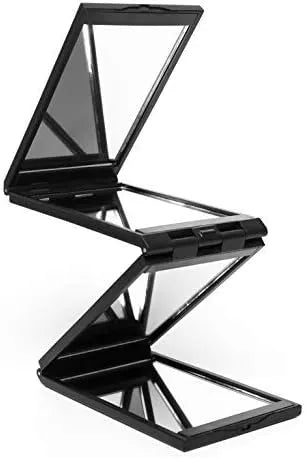Tri-Fold Travel Makeup Mirror with 4 Panels