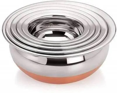 Stainless Steel Copper Bottom Kitchen Serving,Cooking Bowl Handi