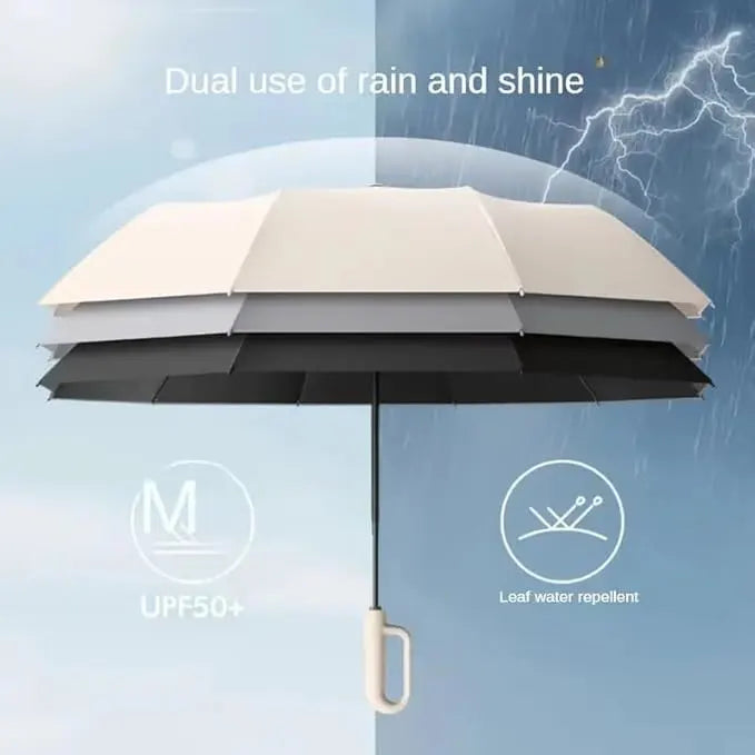 Umbrella for Men Women || Folding Umbrella With Carabiner Handle