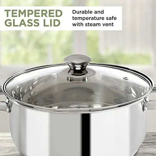 Stainless Steel Dutch Oven with Lid