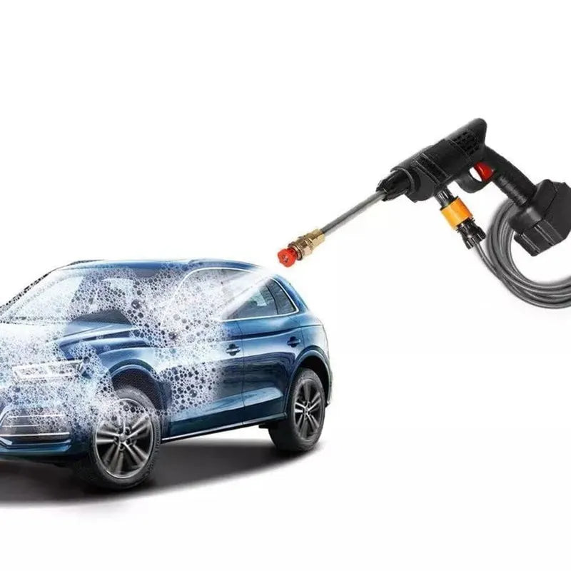 (Double Battery) Cordless Portable Wireless Pressure Washer Gun