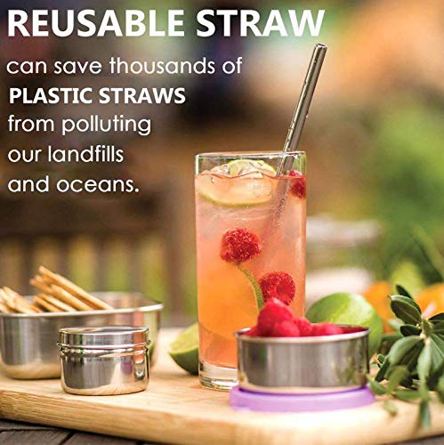 Reusable Food Grade Stainless Steel Metal Drinking Straws