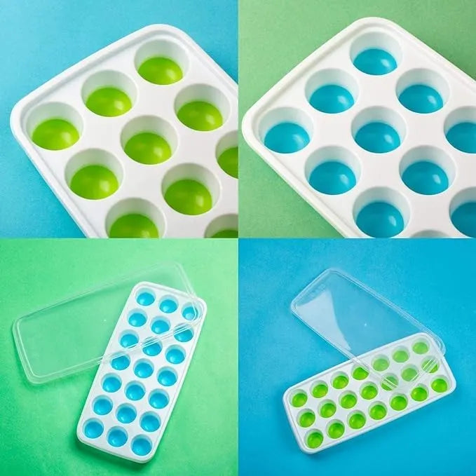 OyzekX Ice Cube Trays Silicone Molds