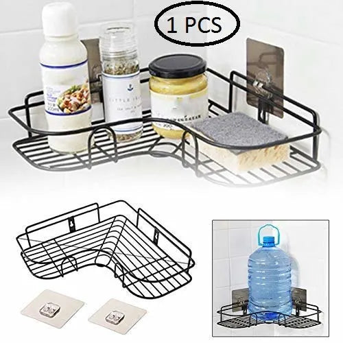 Multipurpose Bathroom Corner Shelf Wall Mount Storage Rack