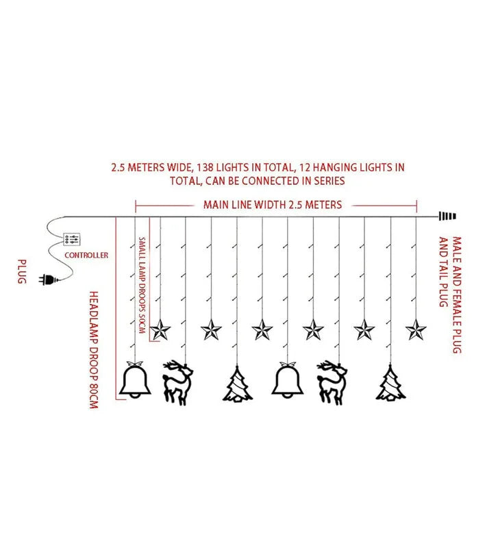 Decorative Fairy String Lights in Multiple Style