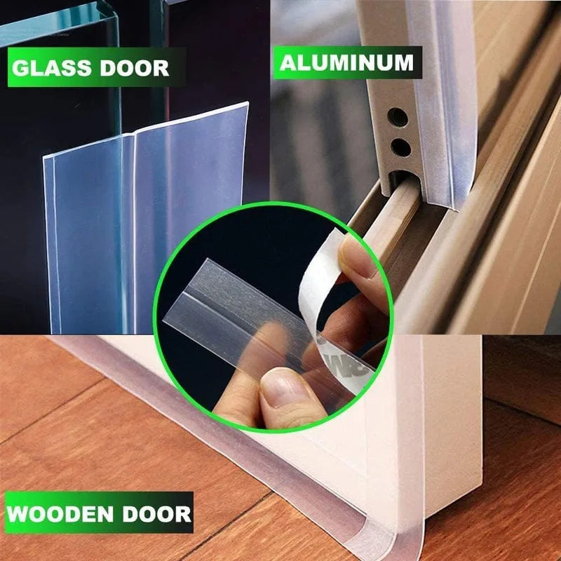 Silicone Adhesive 3 Meter Door Gap Seal Strip
