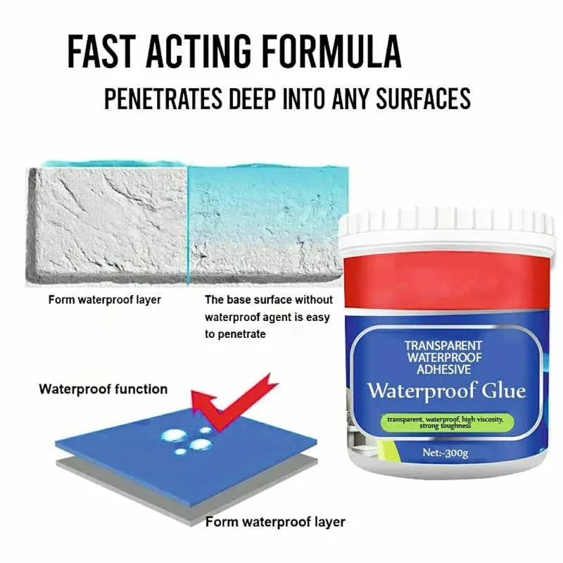 Crack Seal Agent with Brush Transparent Waterproof Resin Epoxy