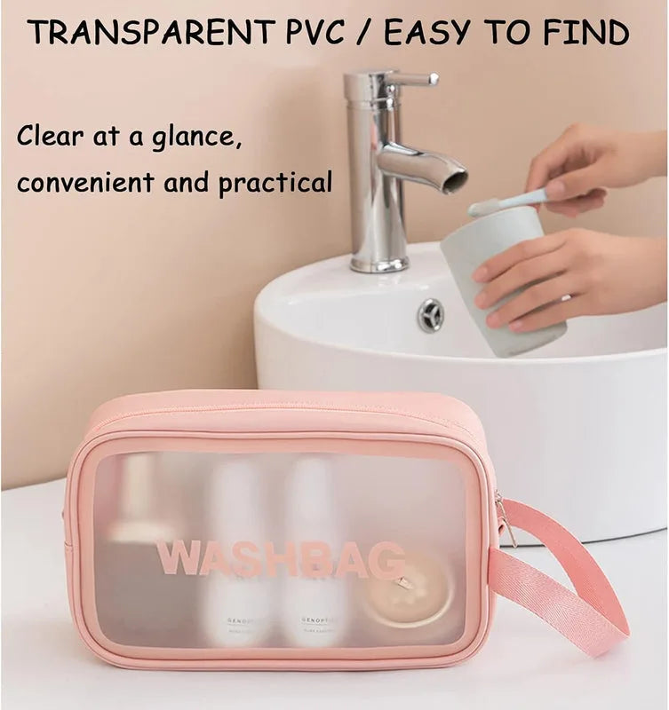 Wash Bag Pouch for Travel Kit Toiletry Bag Cosmetic Bag
