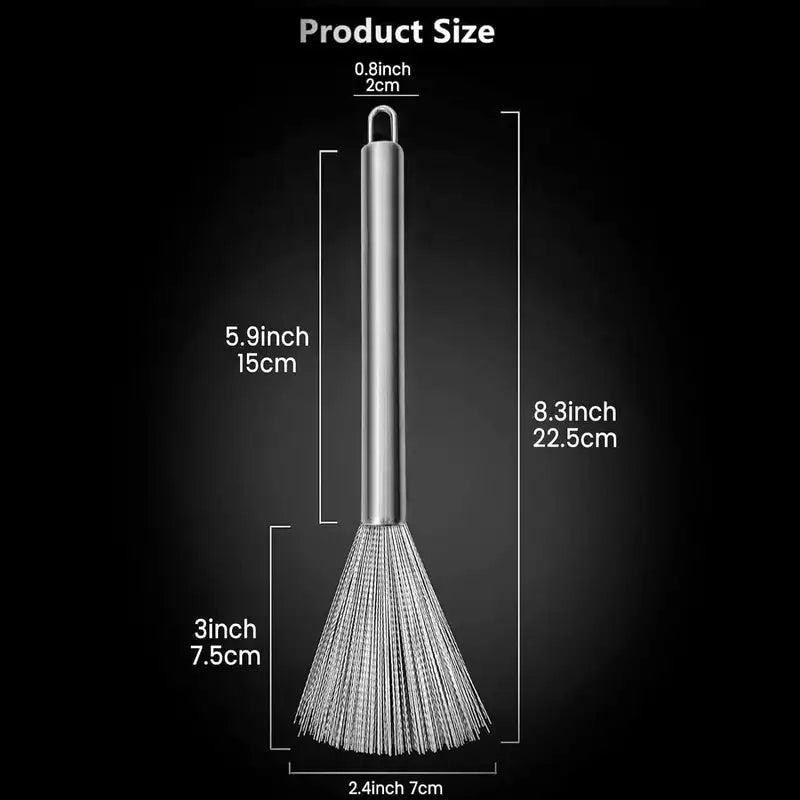 Kitchen Brush, Pan Scrubber, Wok Brush, Pot Scrubber, Dishes Scrub Brush