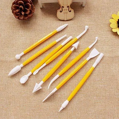 Package of 8 with 16 Different Shapes Exclusive Modeling Set for Fondant Gum