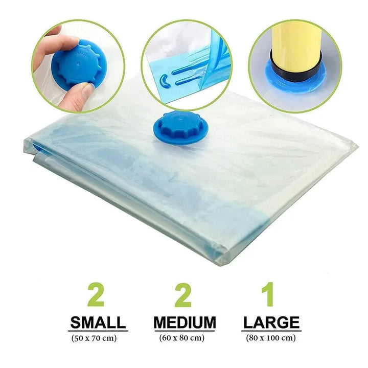Vacuum Packing Bags Storage Ziplock Travel Bag