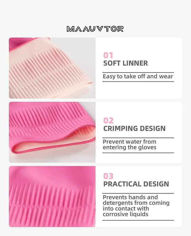 Dishwashing Cleaning Gloves Waterproof