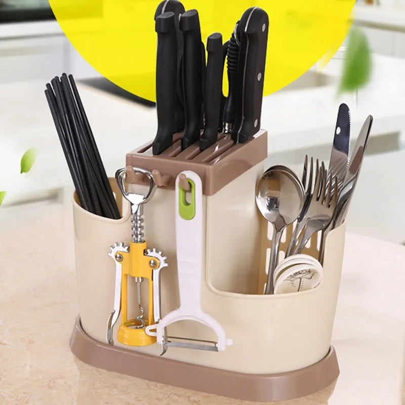 Plastic Multi Functional Chopsticks Holder Kitchen's Spoons