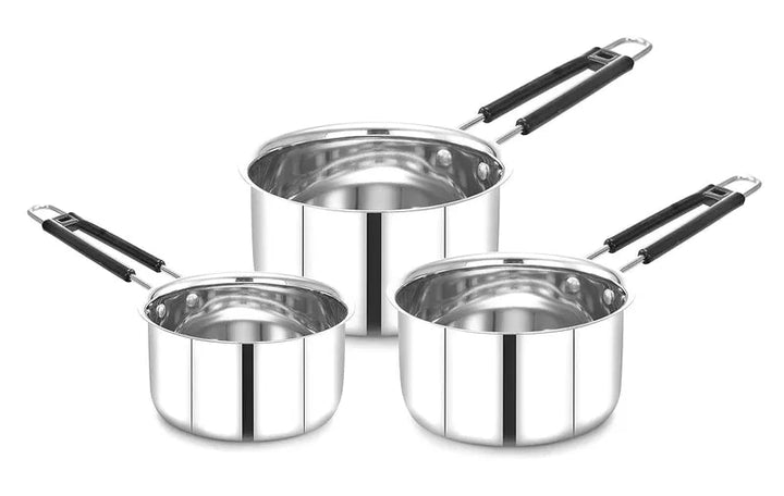 Heavy Stainless Steel Combo Milk Pan/Sauce Pan/Tea PAN