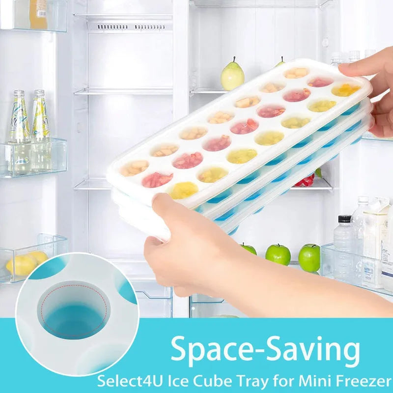 OyzekX Ice Cube Trays Silicone Molds