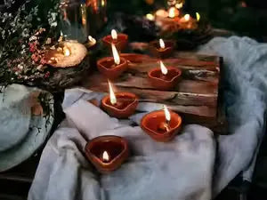 LED Light Water Lit Diya Sensor E-Diya