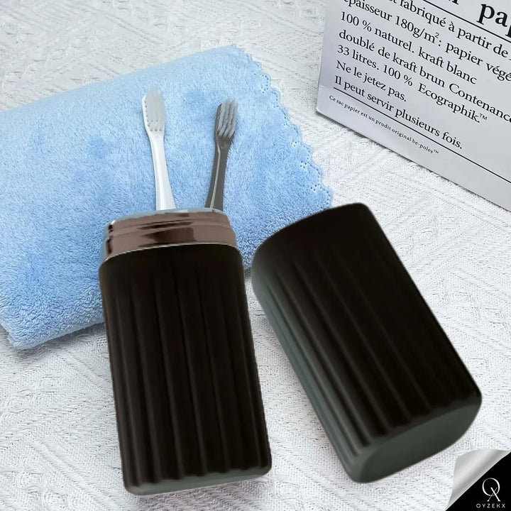OyzekX Square Travel Toothbrush Holder