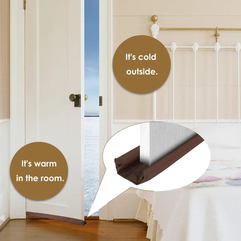 Door Guard (39 Inches) Gap Filler for Door Bottom Seal Strip