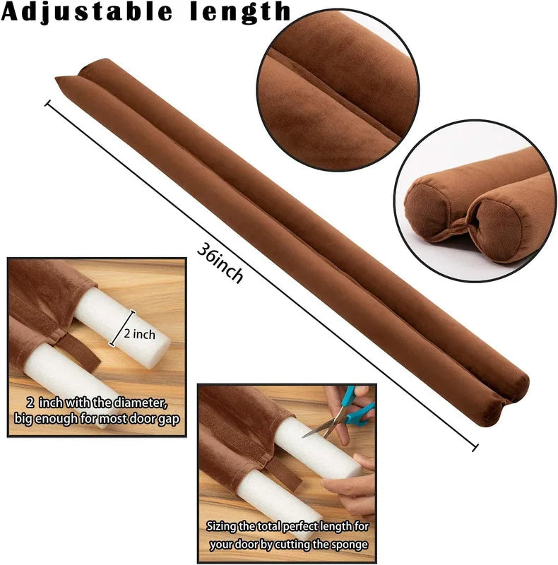 Door Guard (39 Inches) Gap Filler for Door Bottom Seal Strip