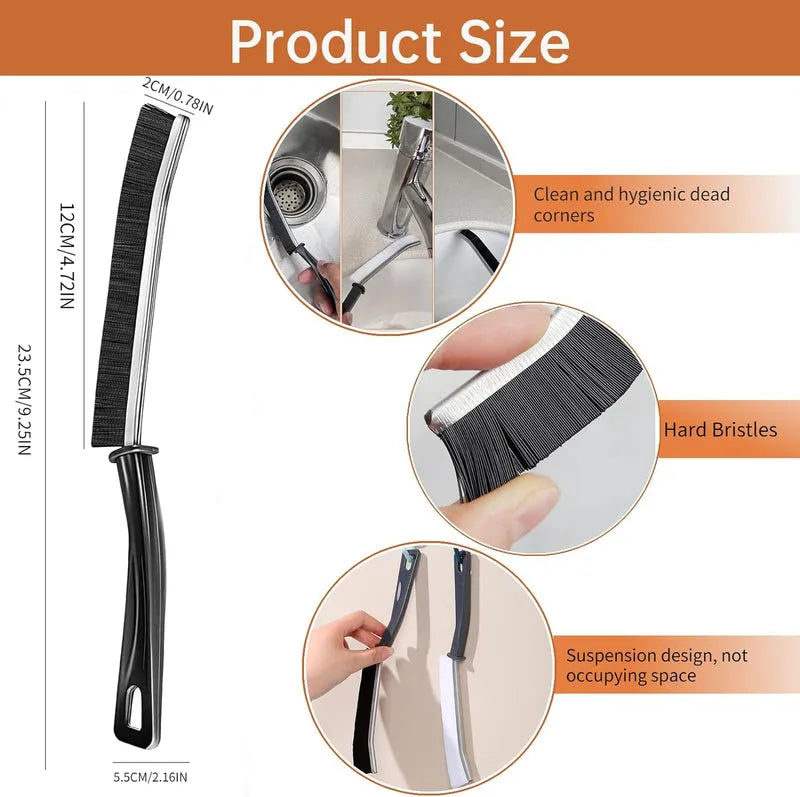 Mini Gap Cleaning Brush (Pack of 3) Hard Bristle Gap Brush