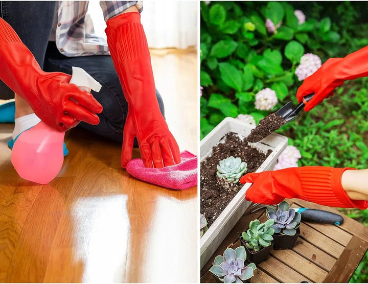 Dishwashing Gloves, Reusable Kitchen,Household and Industrial Cleaning Gloves