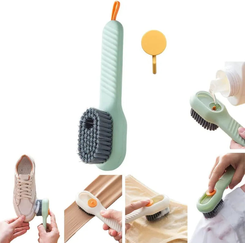 Multifunctional Shoe Brush with Liquid Box